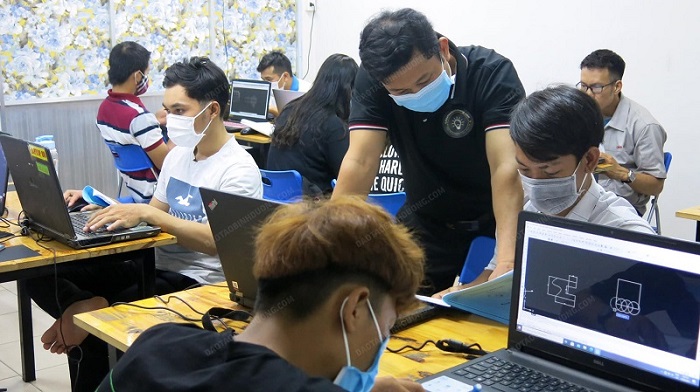 Đào tạo học vẽ kỹ thuật 2D 3D tại Chơn Thành Bình Phước